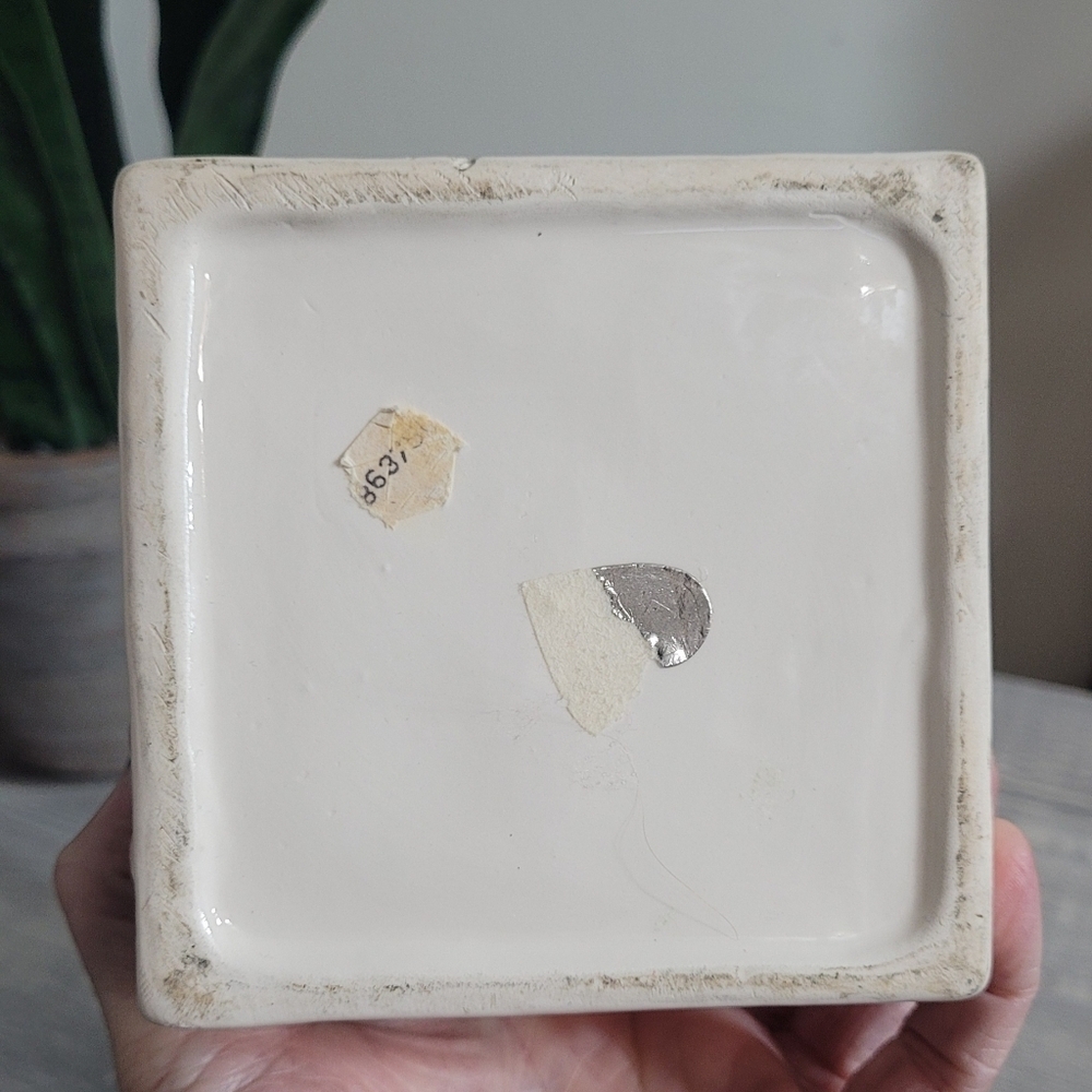 Vintage Pink Nursery Planter Alphabet Square - Picture 5 of 7